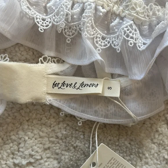 NWT For Love & Lemons Farmhouse Floral Bustier - Picture 7 of 8